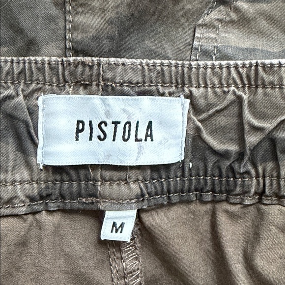 Pistola Cargo Joggers Camo Print Size Medium Elastic Waist & Cuffs Drawstring - Picture 3 of 8